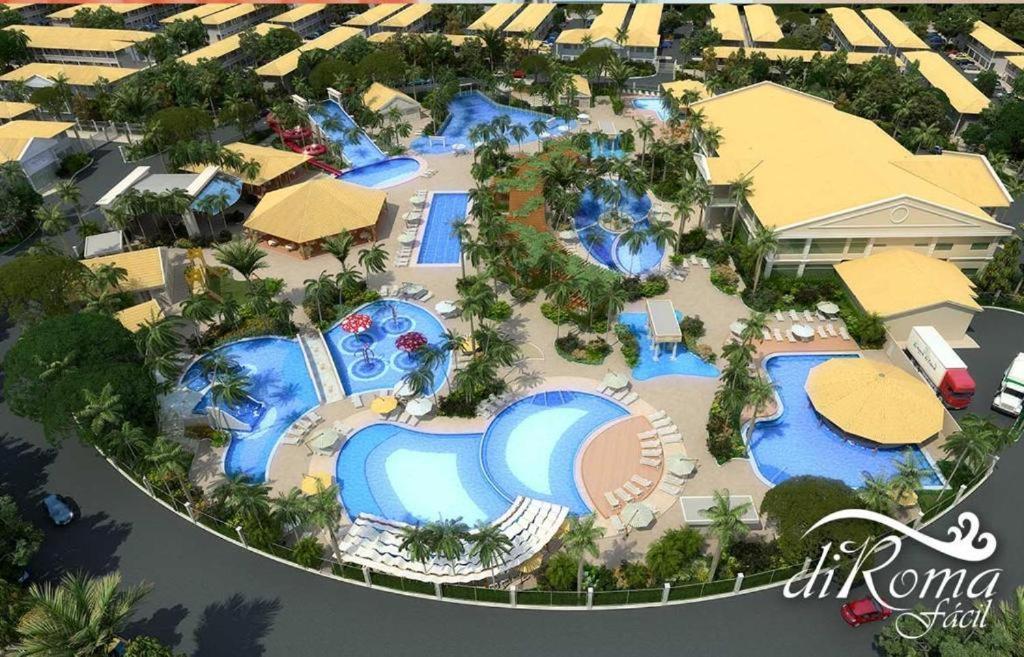 Lacqua Diroma Apartamento Completo Com Fogao, Geladeira, Micro-Ondas, Piscina 24H, Acomoda Ate 5 Pessoas Caldas Novas Kültér fotó